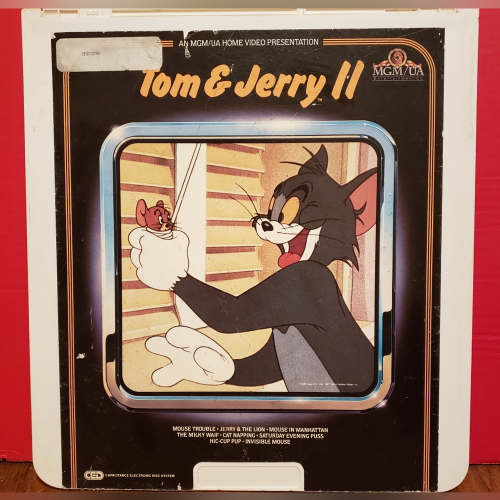 1982 Tom & Jerry II CED Video Disc